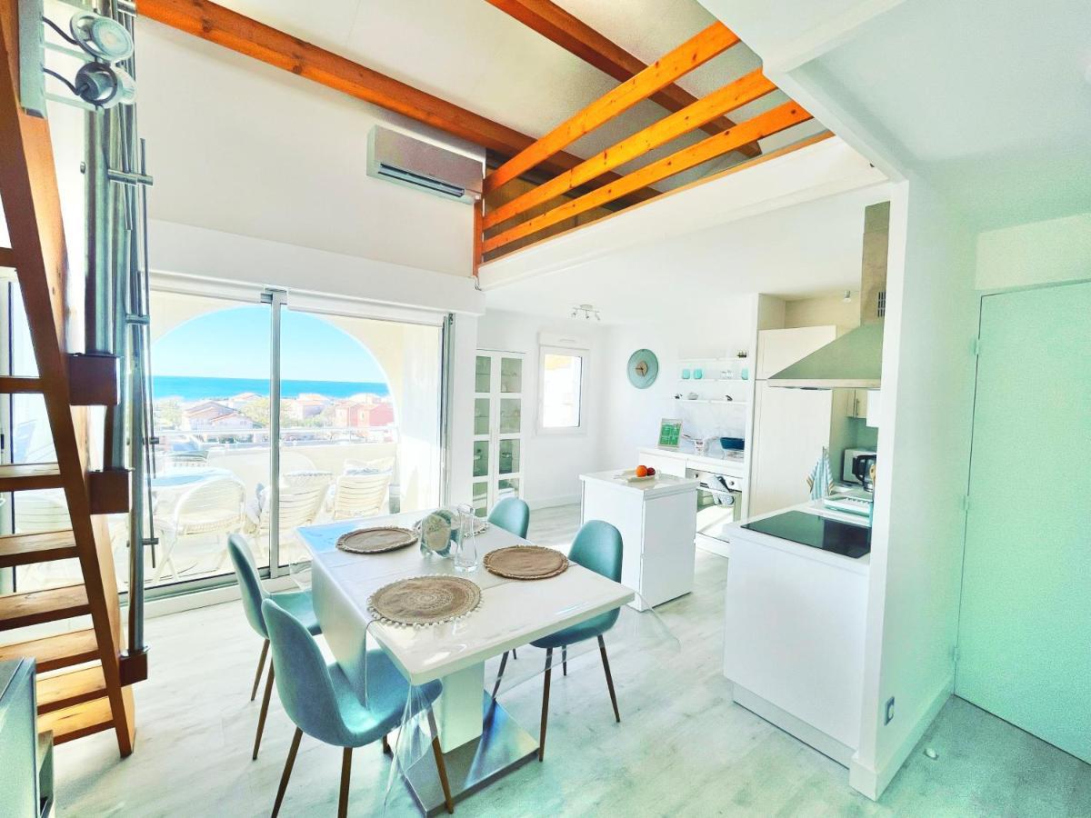 La Sirene - Loft Moderne Et Lumineux Avec Vue Panoramique Sur Mer Mediterranee Et Port De Plaisance Frontignan Εξωτερικό φωτογραφία